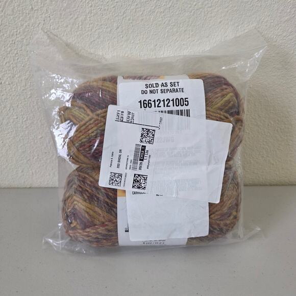 Bernat Symphony Yarn Set of 2 Skeins Multicolor Acrylic Wool Blend NEW - Picture 2 of 9